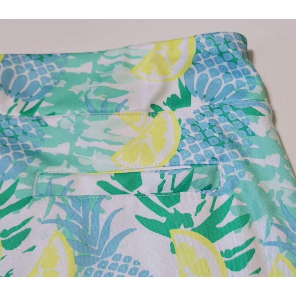Pebble Beach Dry-Luxe Performance Skort, Pineapple Lemon Print - Picture 5 of 7